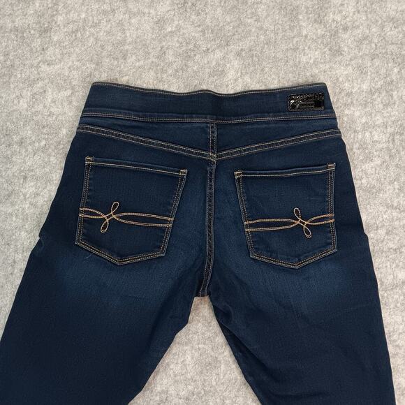 Levis Denizen Modern Pull On Crop Midrise Dark Wash 29 x 25​ - Picture 4 of 15